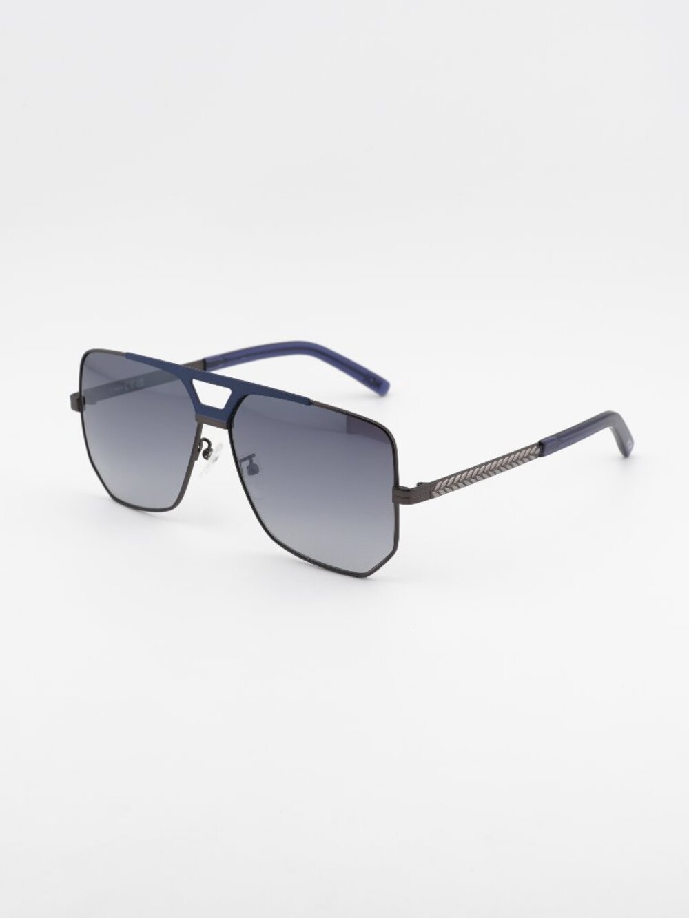 MCM MW0023-H 13B Sunglasses Ruthenium Aviator Frame, Grey Lenses